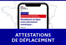 Téléchargez l&rsquo;attestation de déplacement dérogatoire
